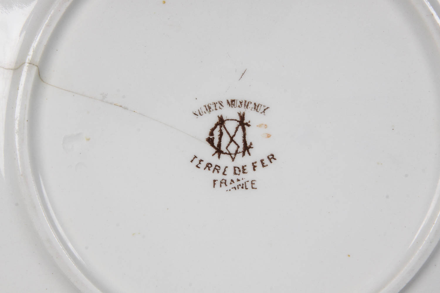 Set of Vintage French Novelty Plates