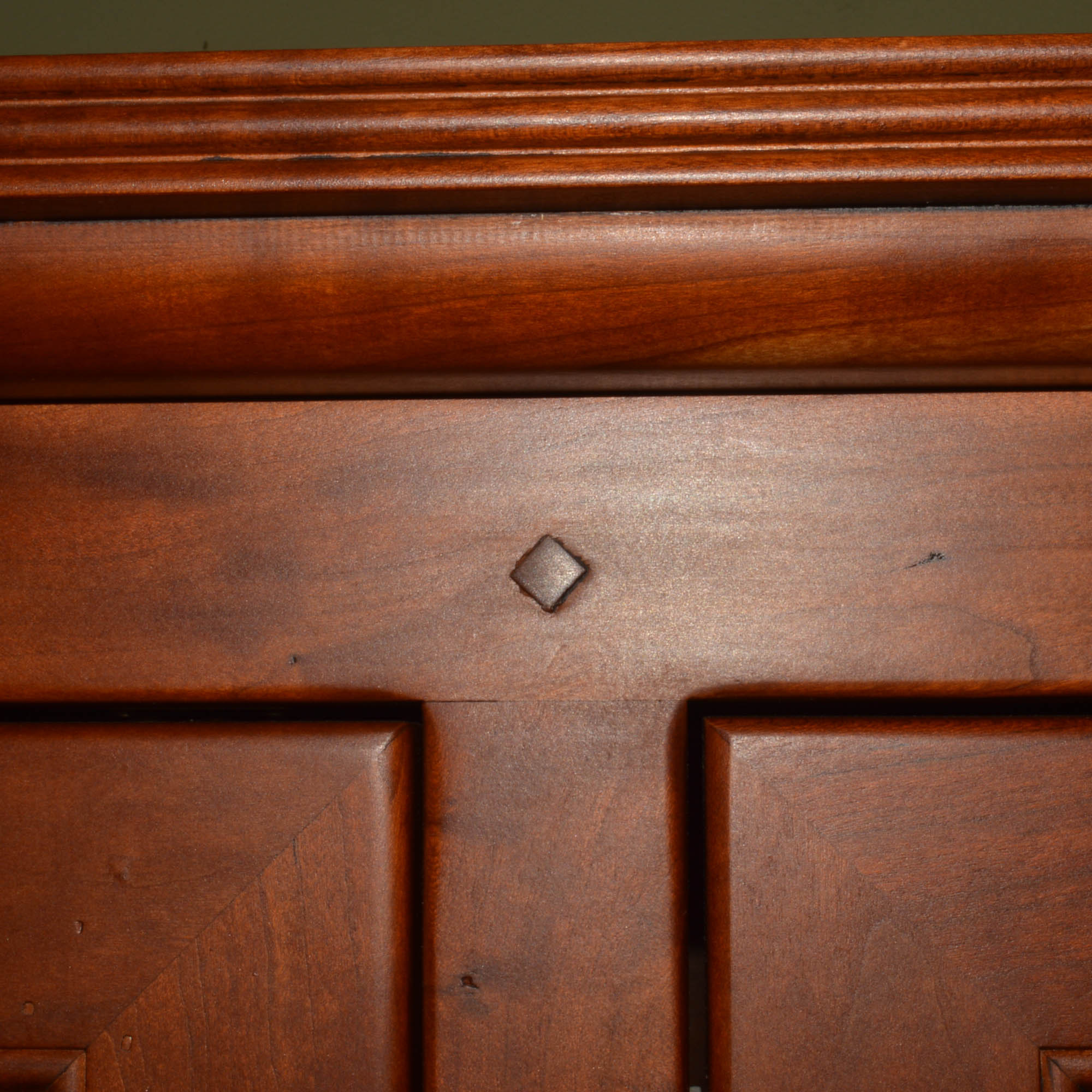 Arhaus Cherry Dining Cabinet With Light