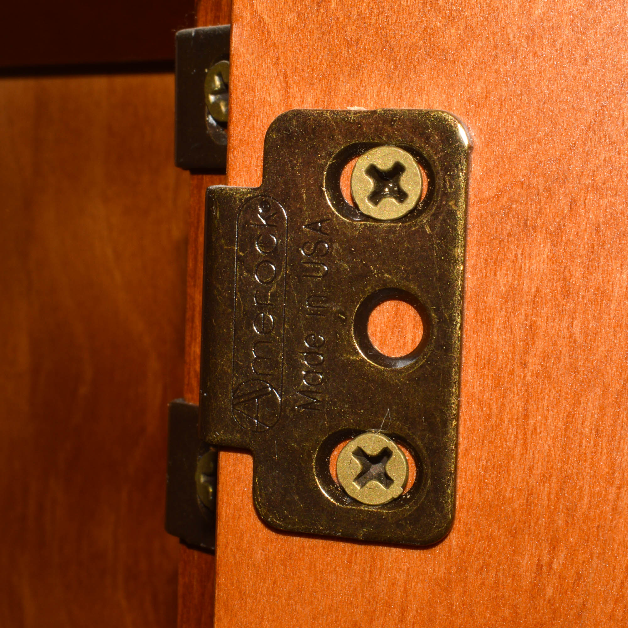 Arhaus Cherry Dining Cabinet With Light