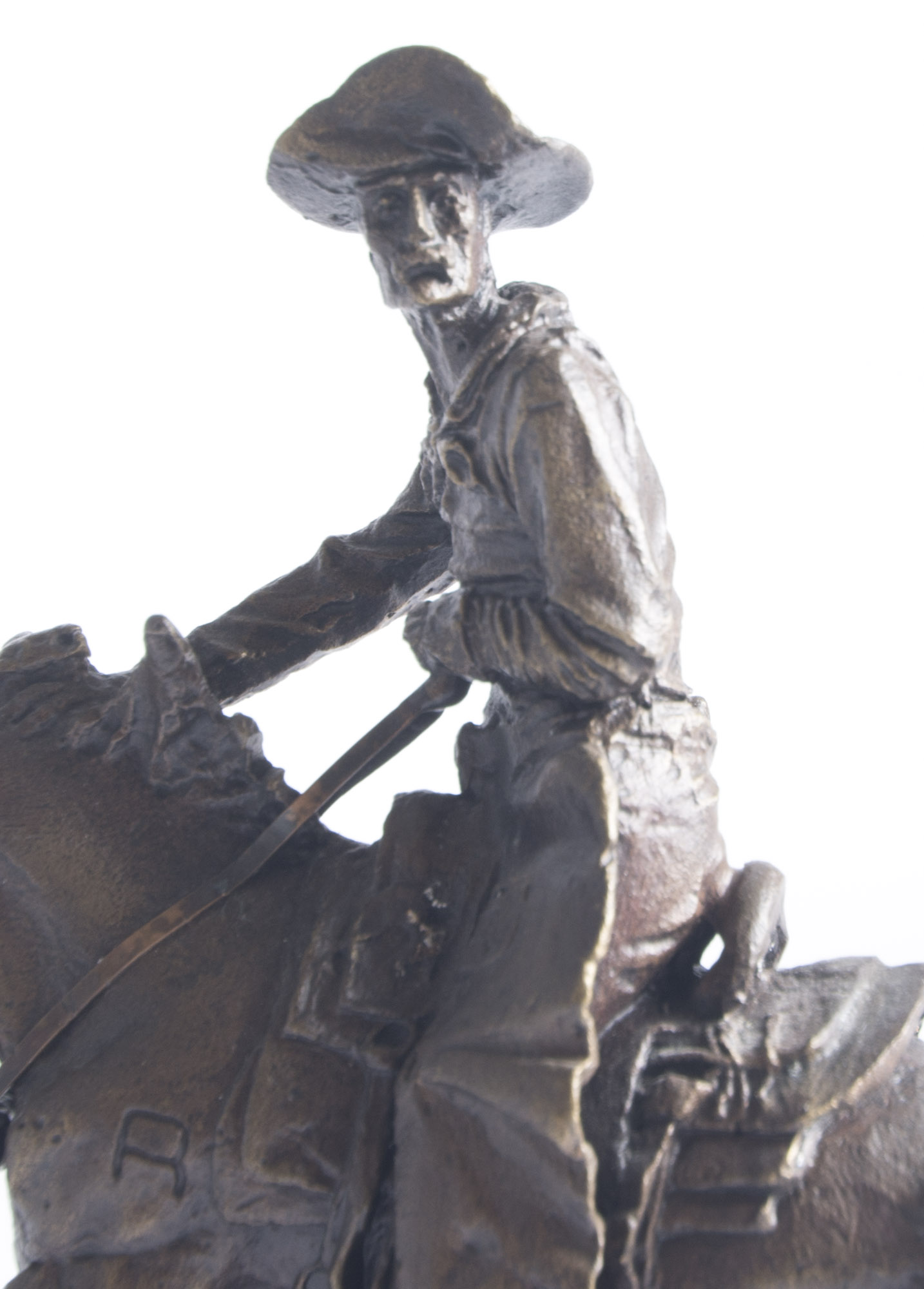 Reproduction Frederic Remington "The Cowboy" Bronze Sculpture