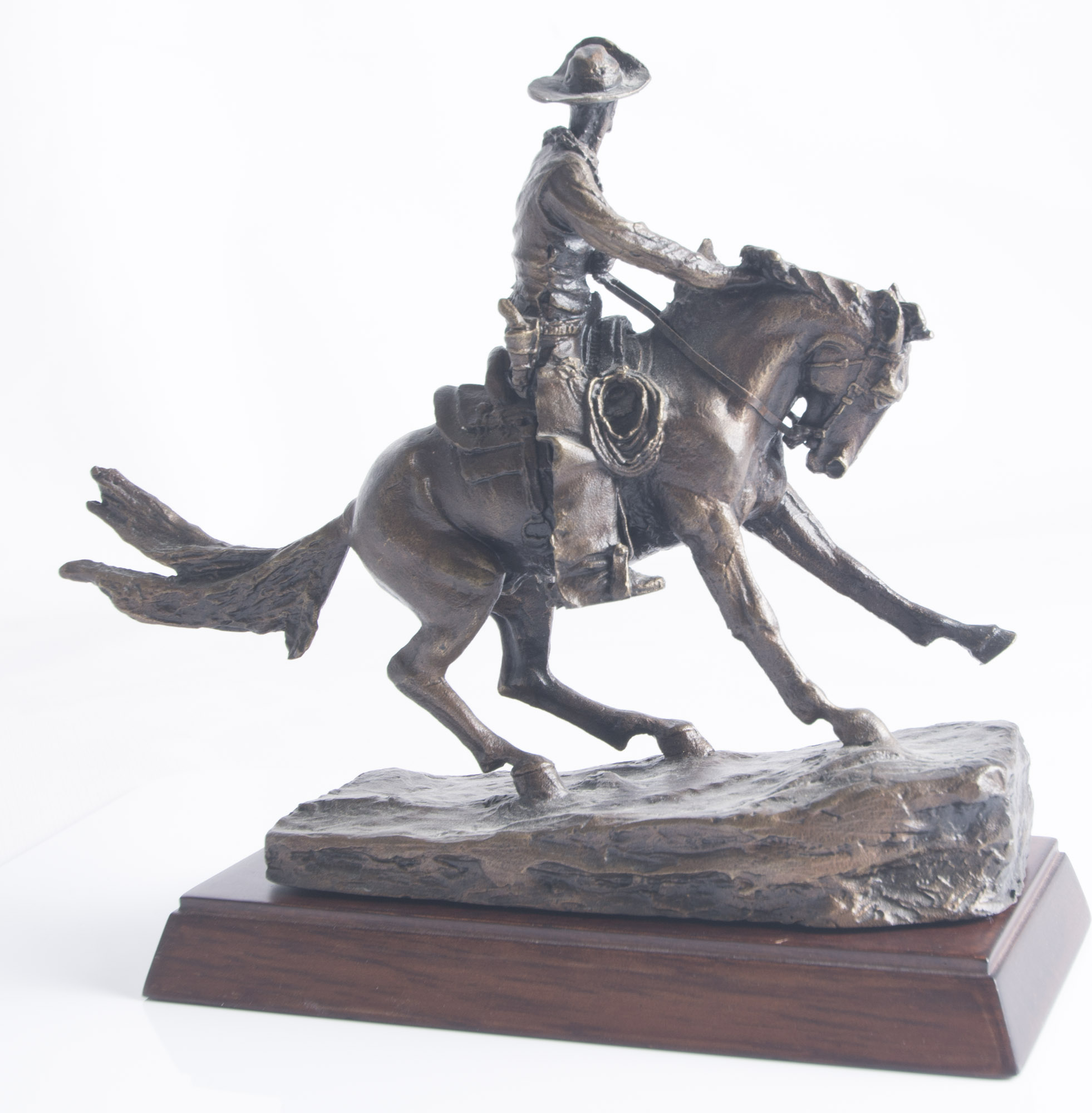 Reproduction Frederic Remington "The Cowboy" Bronze Sculpture