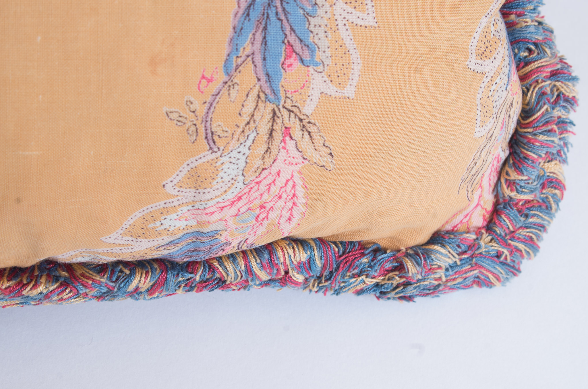 Pair of Down Filled Floral Pillows