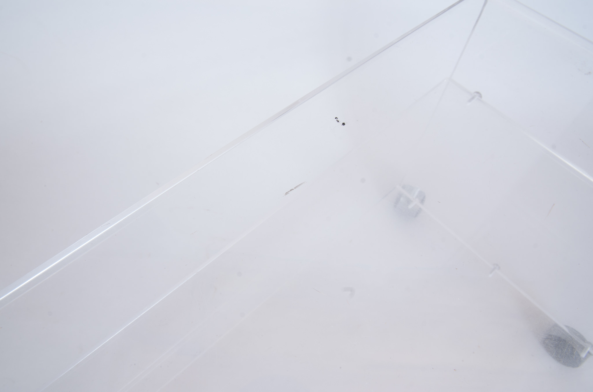 Mid-Century Lucite Rolling Table