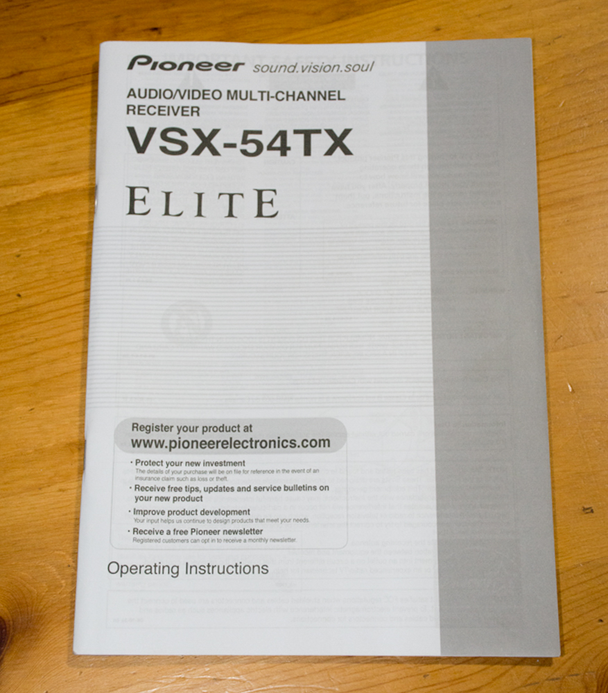 Pioneer Elite Sound System with AR Subwoofer and Speakers