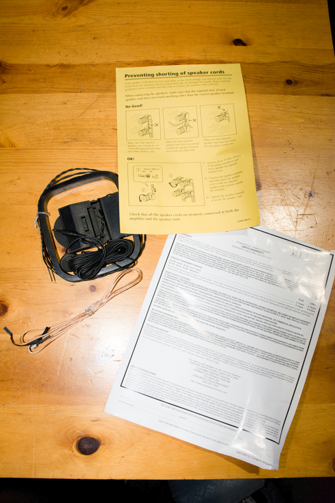 Pioneer Elite Sound System with AR Subwoofer and Speakers