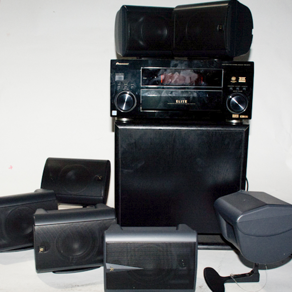 Pioneer Elite Sound System with AR Subwoofer and Speakers