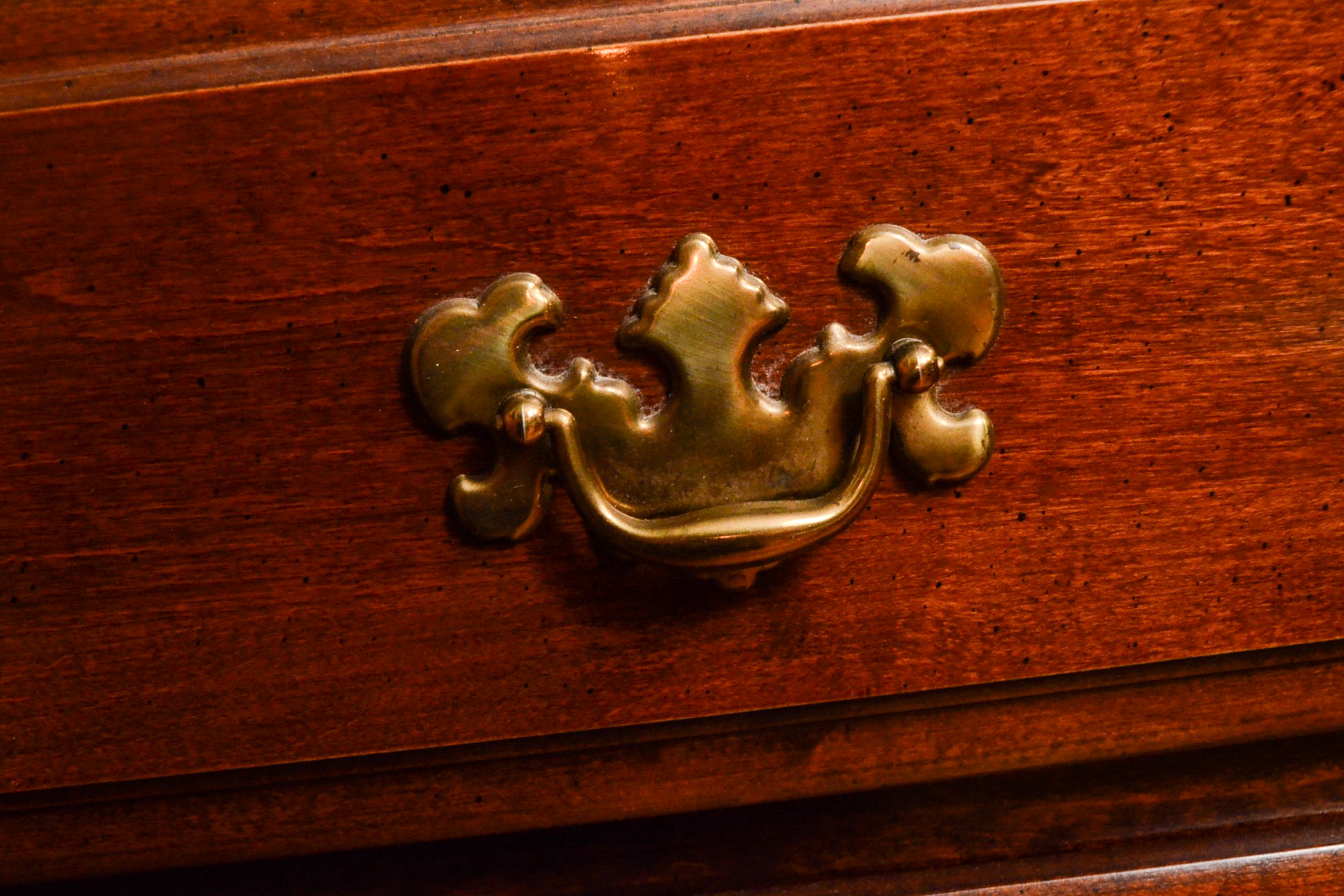 Georgian Style Cherry Dresser with Mirror
