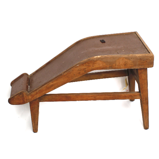 Vintage Shoe Store Fitting Stool and Revillon Heels