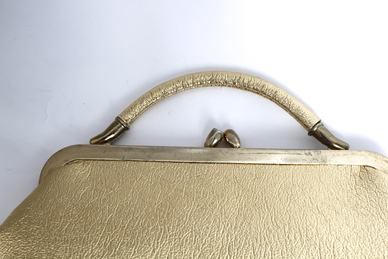 Vintage Shoe Store Fitting Stool and Revillon Heels