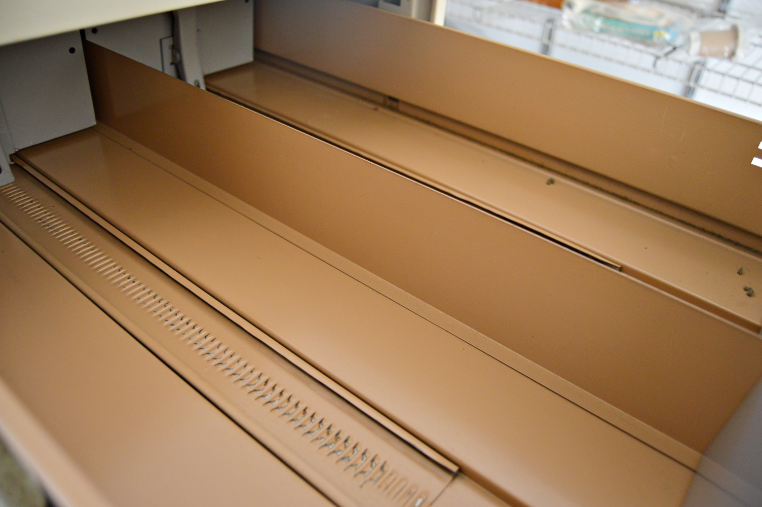 Seven-Drawer Metal Card File Cabinet