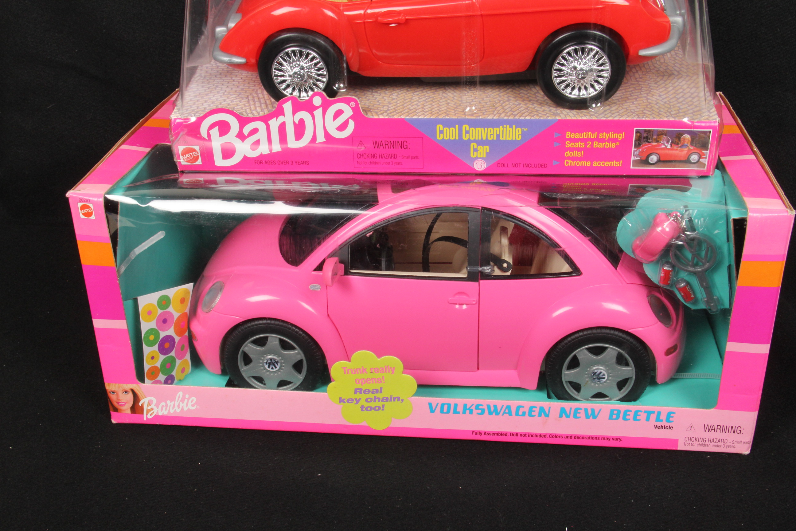 Barbie "Cool Convertible Car" and "Volkswagen New Beetle"