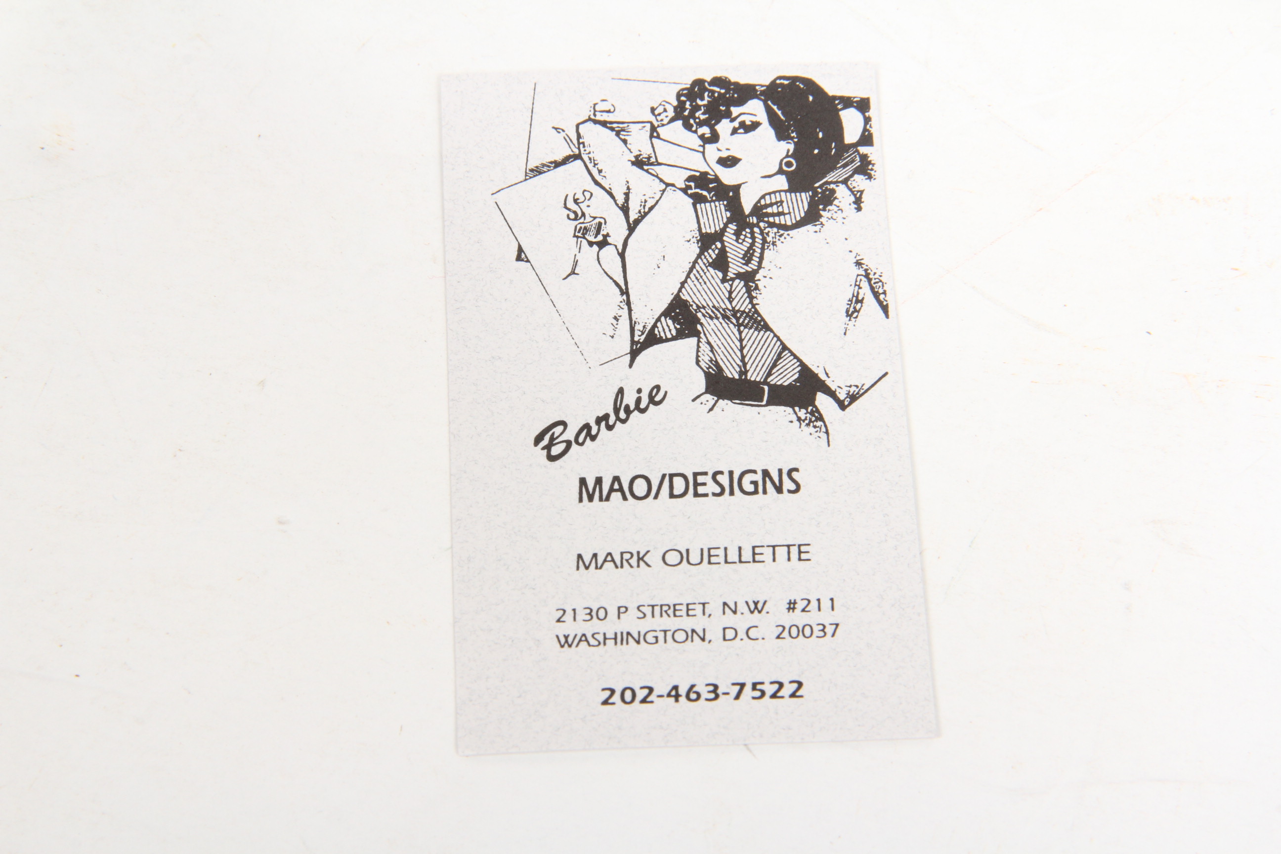 Pair of Custom Barbie Dolls by Mark Ouellette