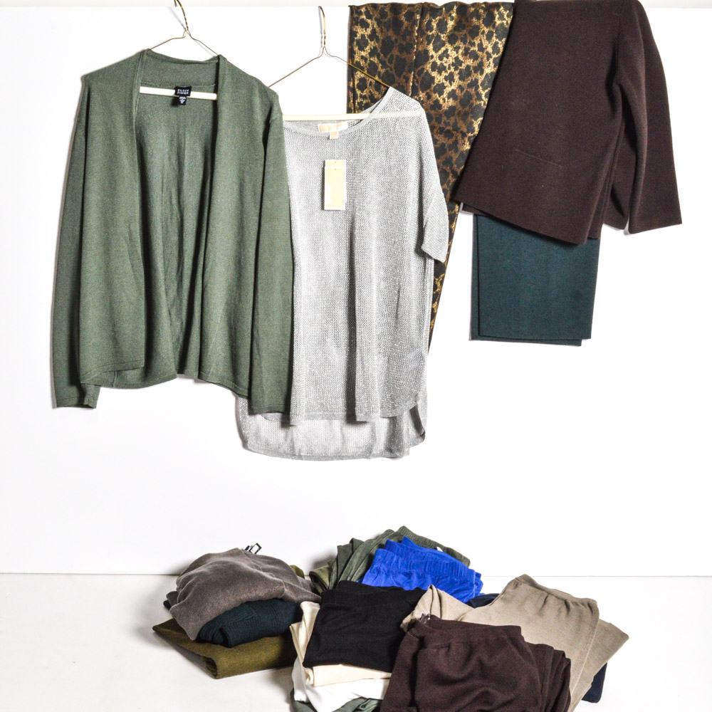 Collection of Women's Fashions Featuring Eileen Fisher