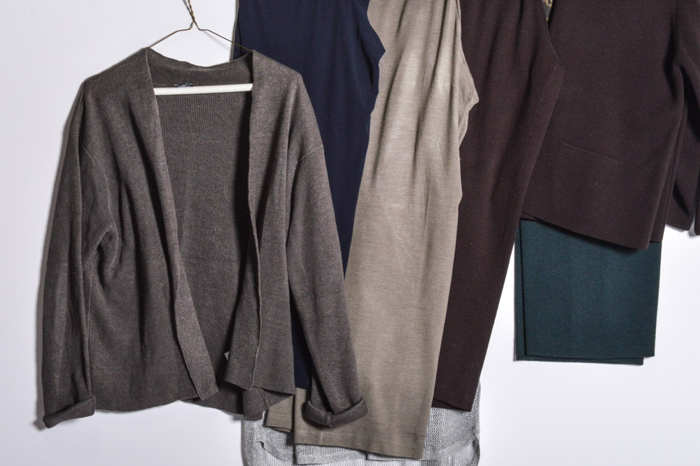 Collection of Women's Fashions Featuring Eileen Fisher