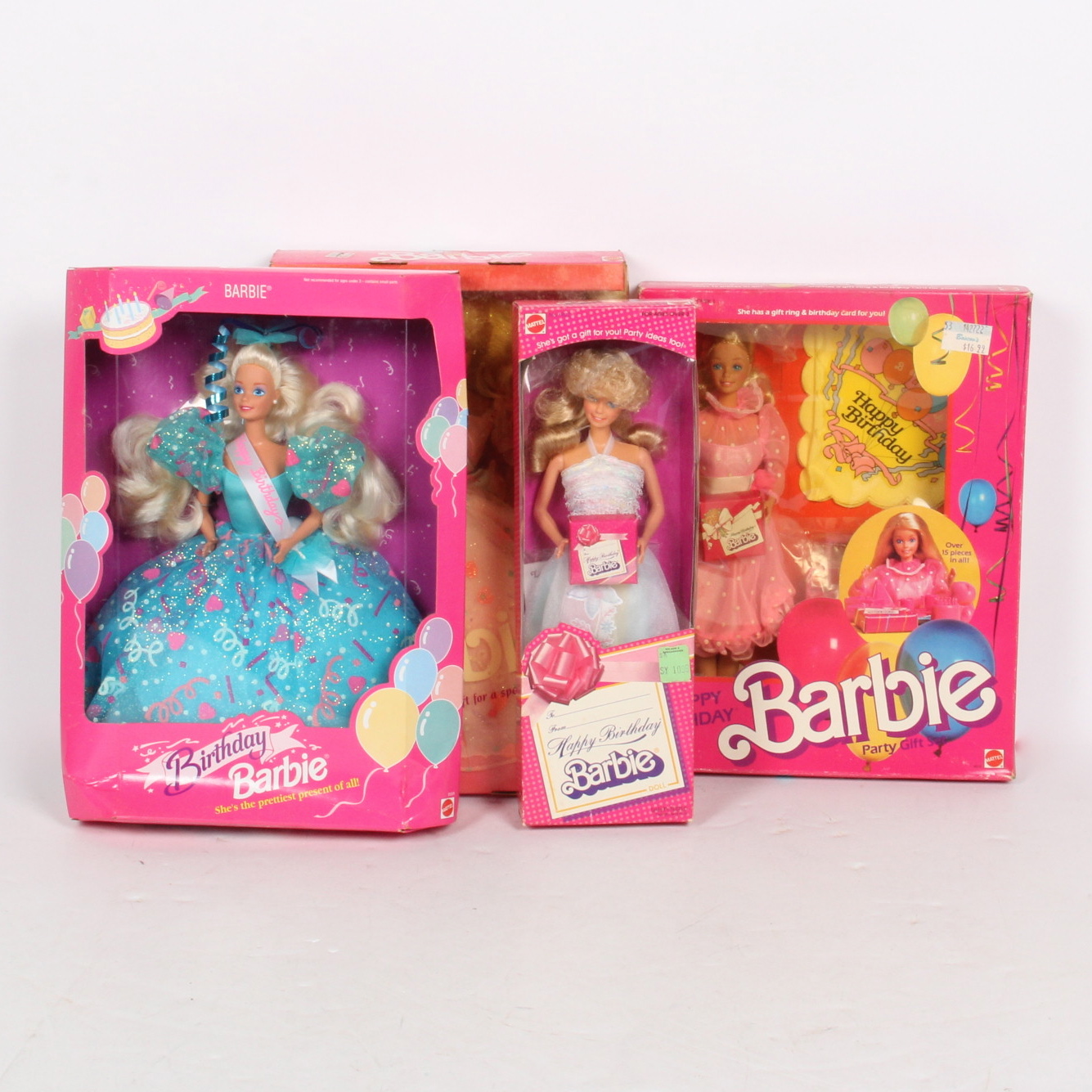 Collection of Happy Birthday Barbie Dolls