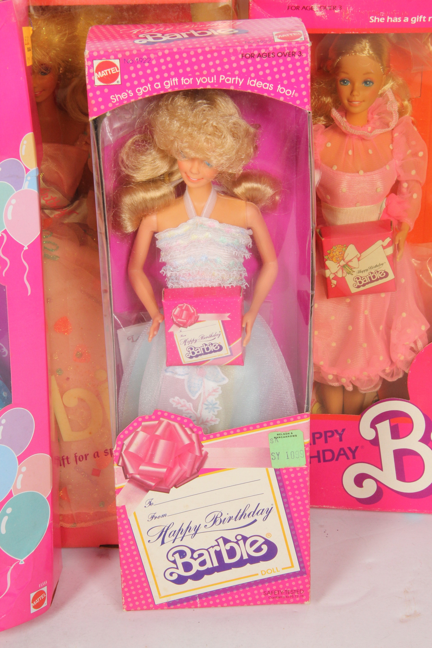 Collection of Happy Birthday Barbie Dolls