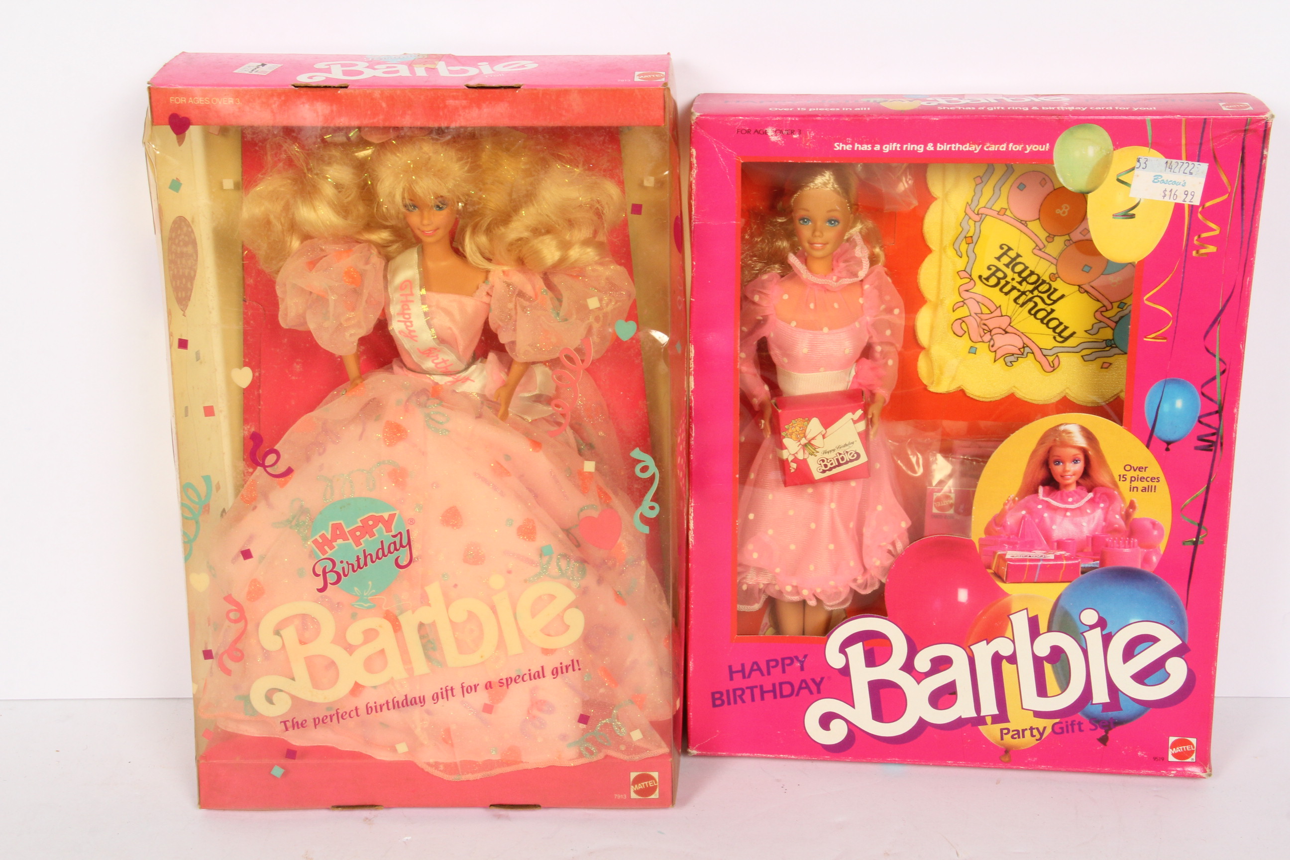 Collection of Happy Birthday Barbie Dolls