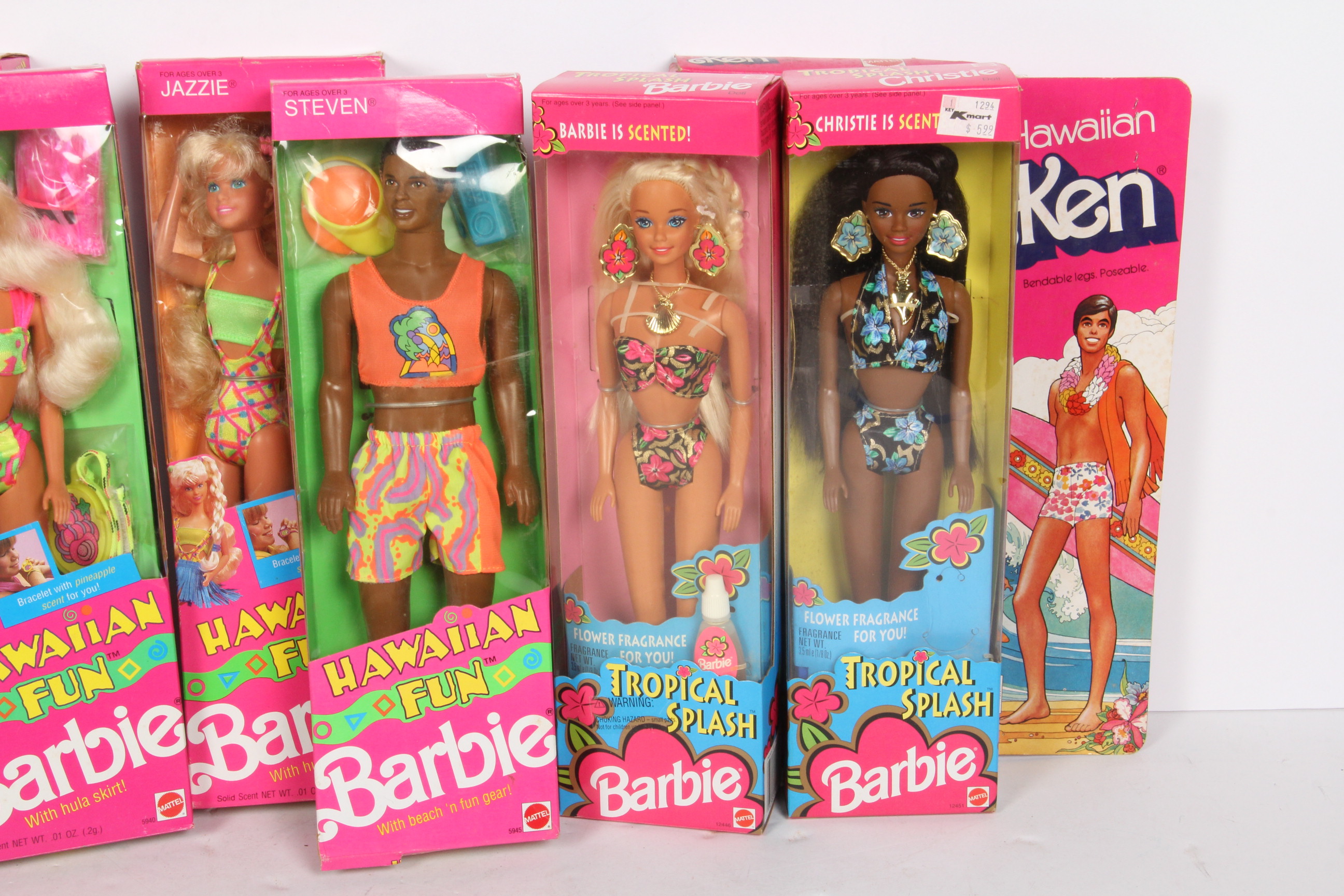 "Hawaiian Fun" and "Topical Splash" Barbie Dolls