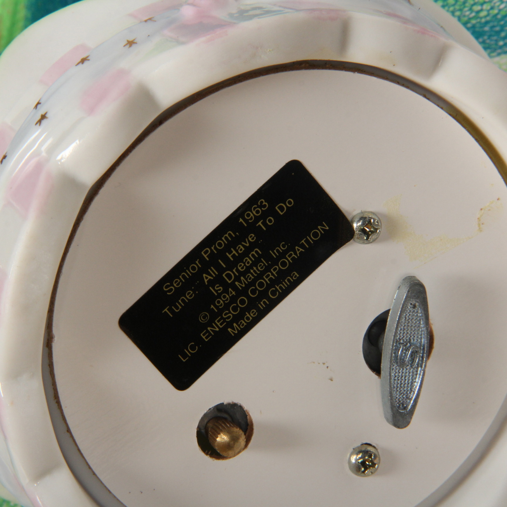 Collection of Barbie Porcelain Music Boxes by Enesco