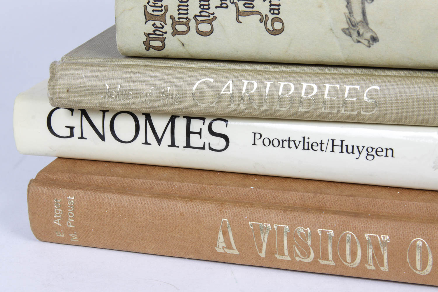 Collection of Beige Vintage Books