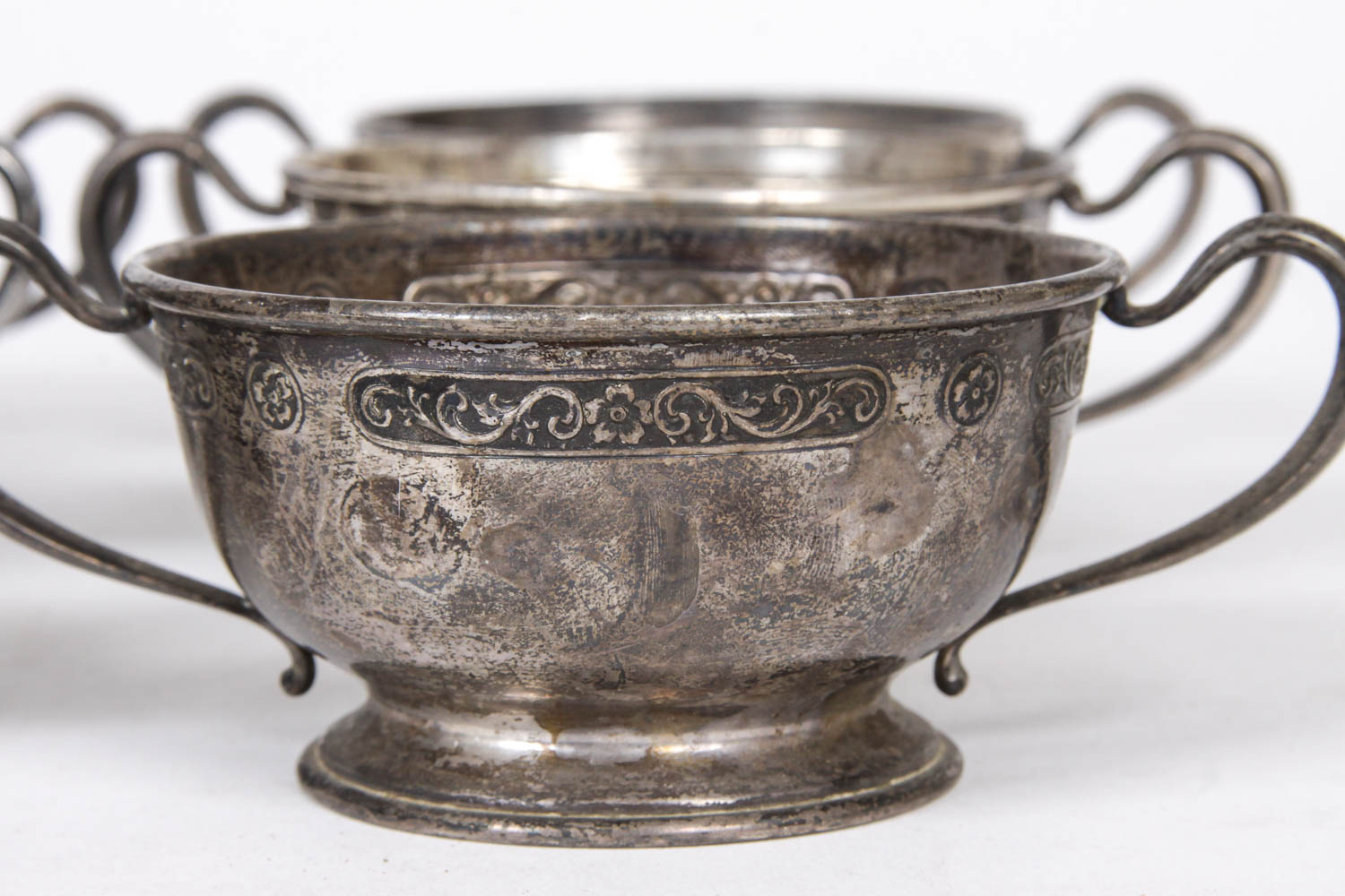 Vintage Frank M. Whiting Co. Sterling Silver Cup Holders