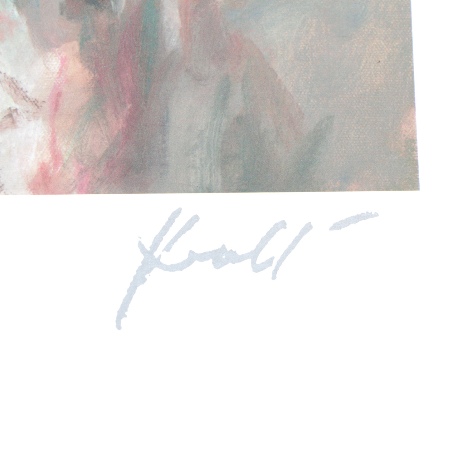 Unframed Hua Chen Seriolithograph Titled "Sweet Scent"