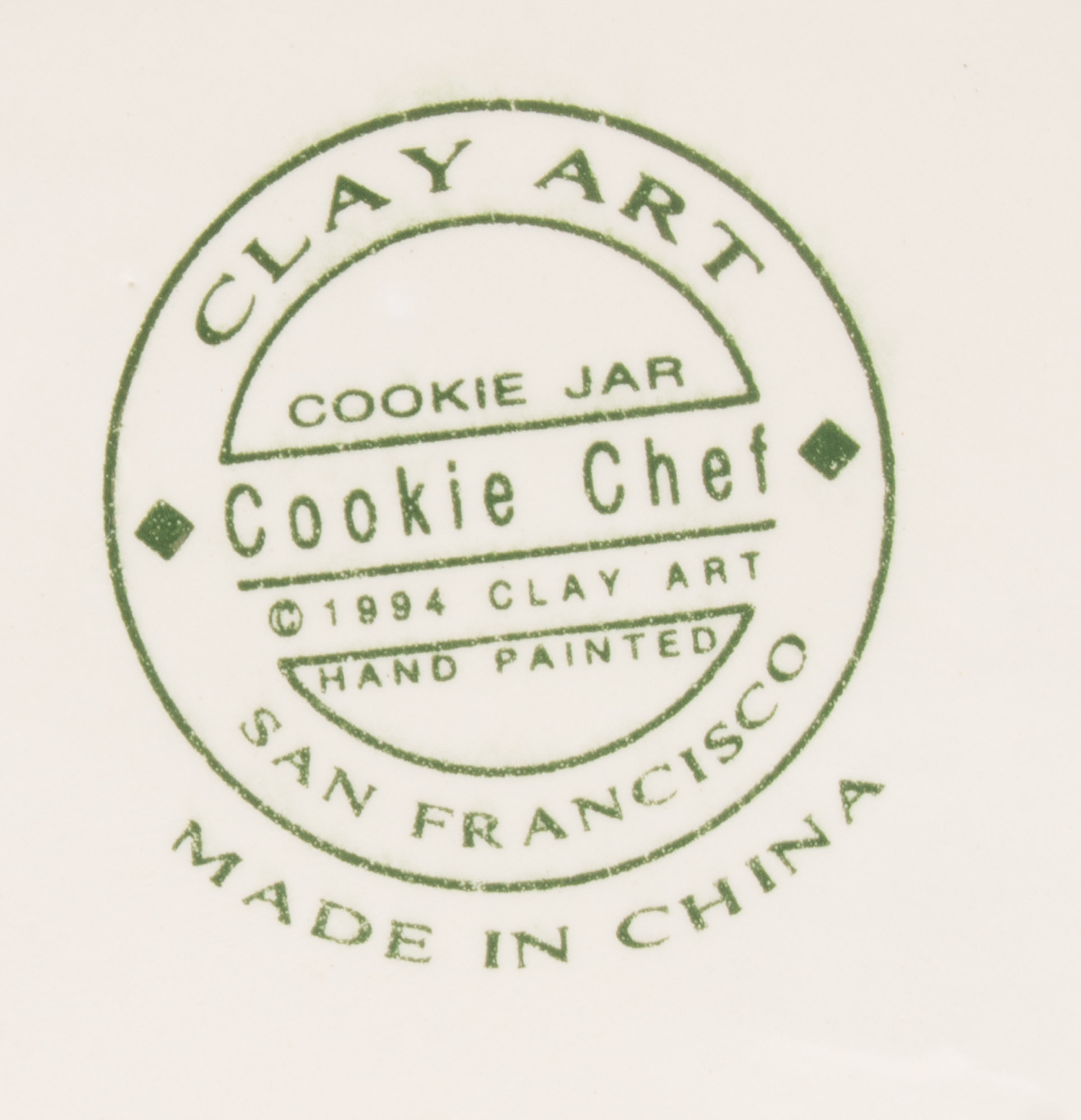 Clay Art Cookie Jar