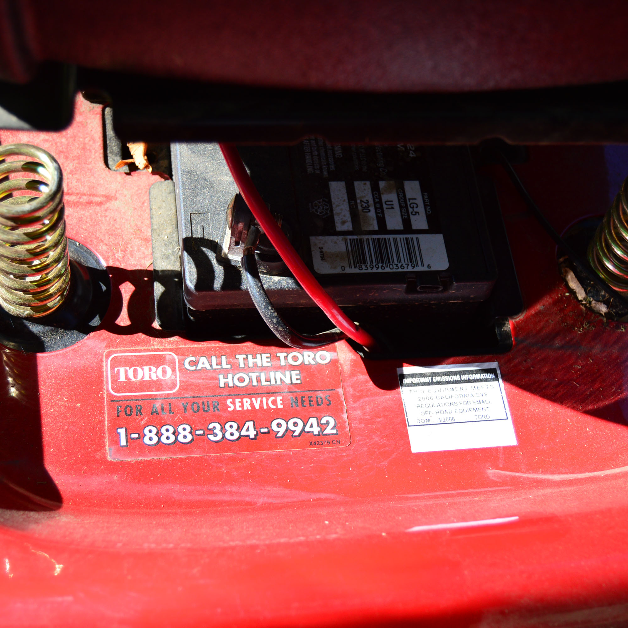 Toro LX420 Twin Cam Riding Lawnmower