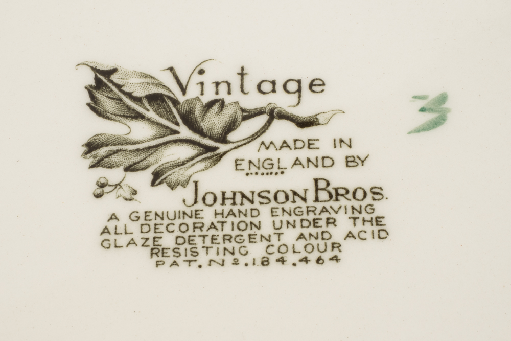 Partial Johnson Brothers 'Vintage Dinnerware