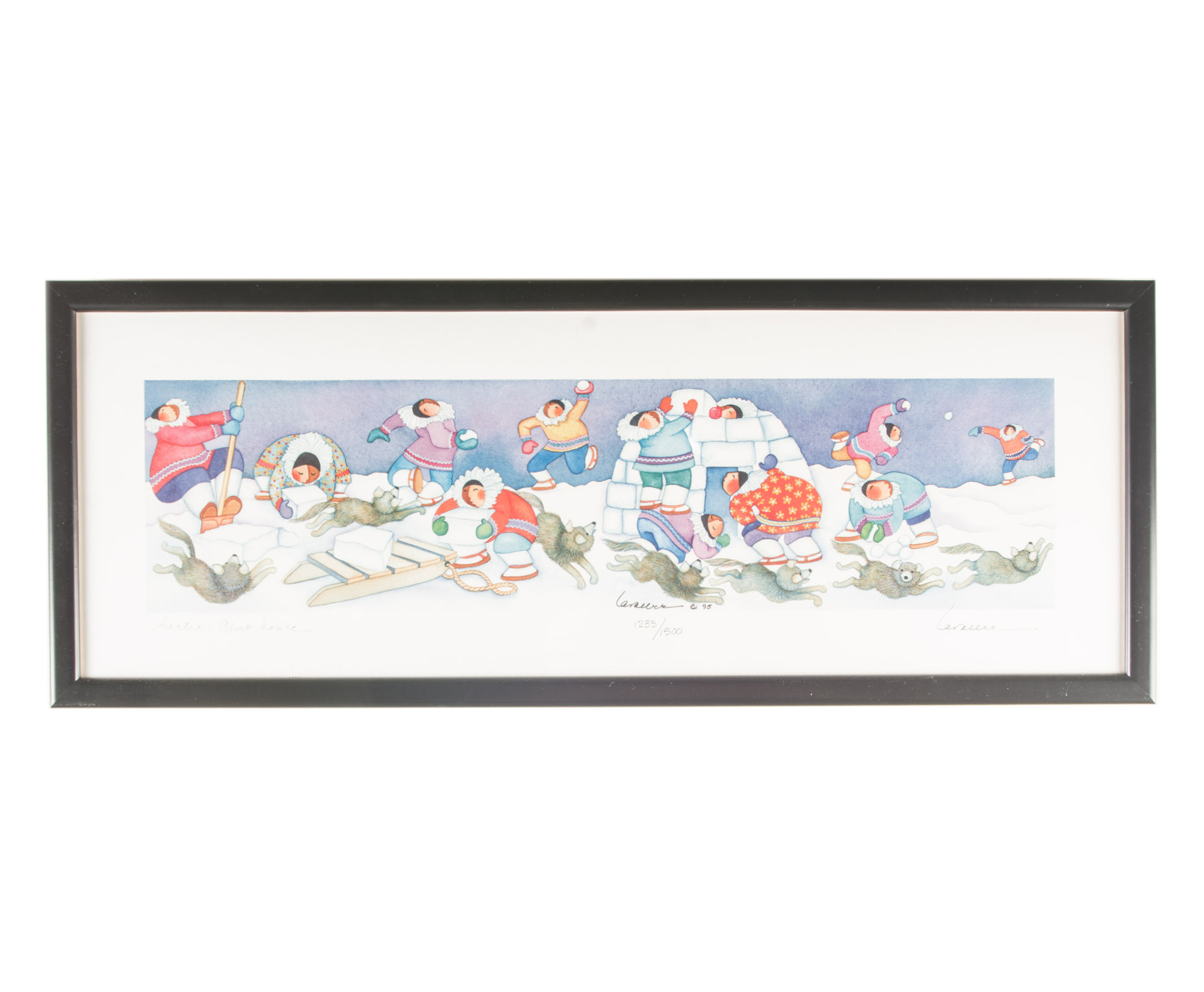 Barbara Lavallee "Arctic Club House" Signed Illustration
