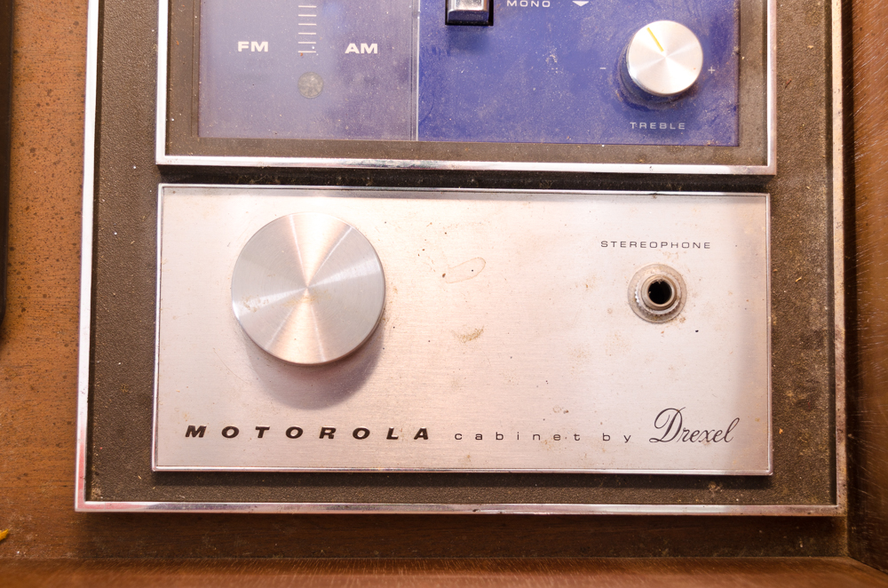 1970s Drexel Motorola Hi Fi Stereo Console