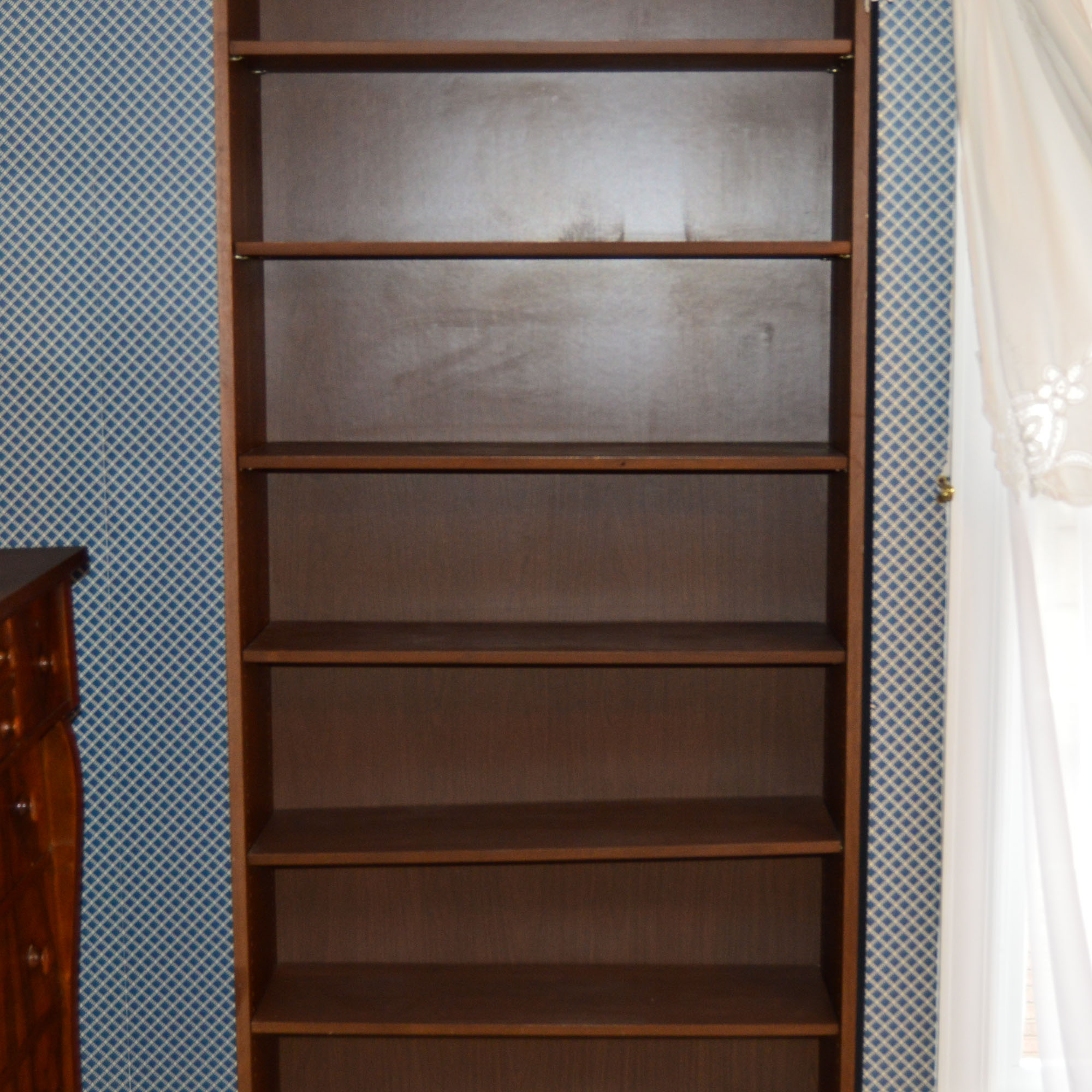 Contemporary Seven-Shelf Bookcase