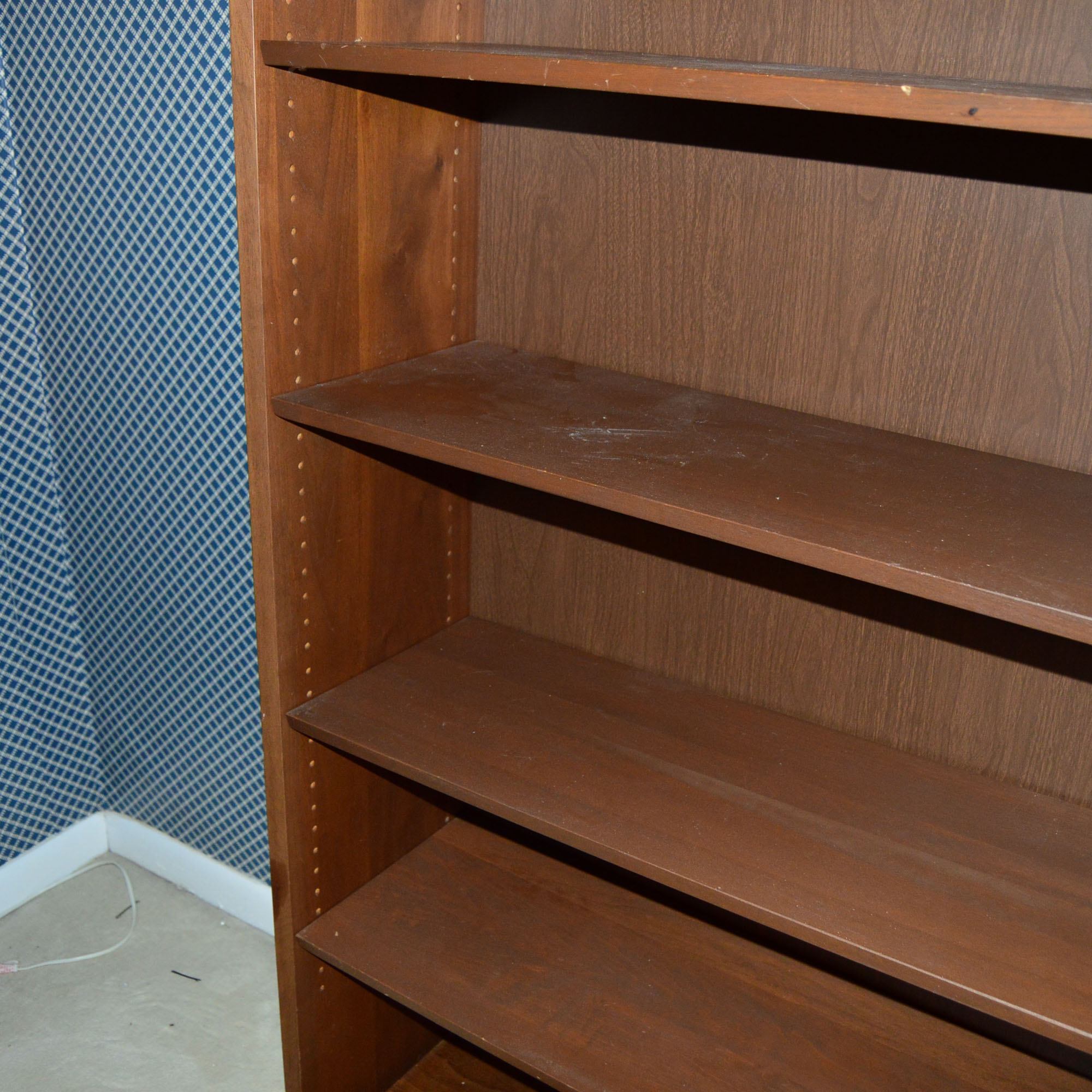 Contemporary Seven-Shelf Bookcase