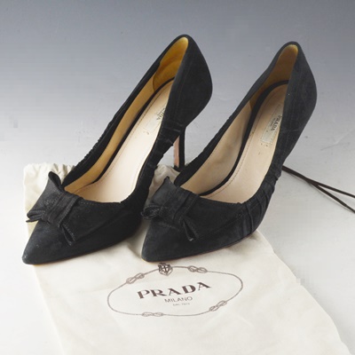 Prada Suede Heels