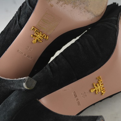 Prada Suede Heels