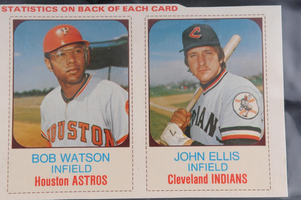 Vintage 1970s Uncut Baseball Cards