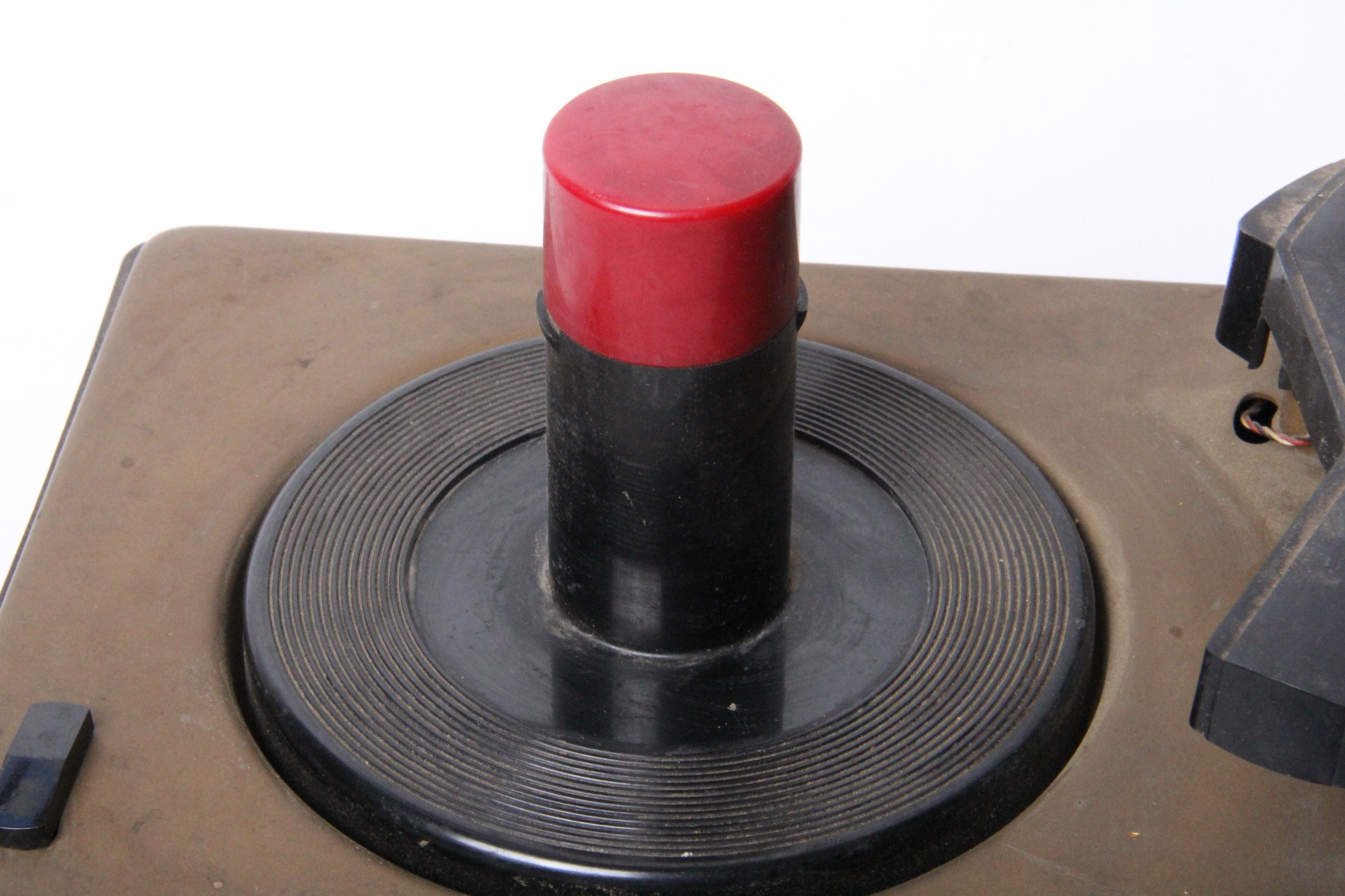 Vintage RCA Victor 45 RPM Turntable With Records