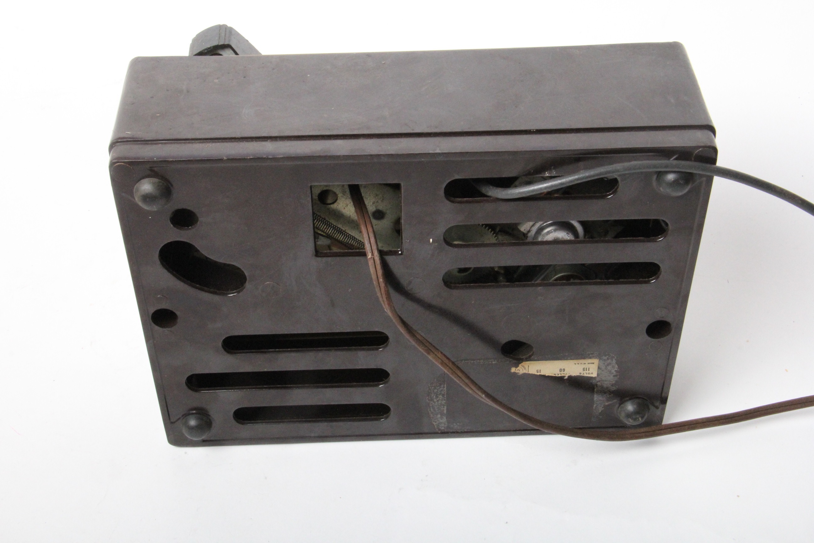 Vintage RCA Victor 45 RPM Turntable With Records