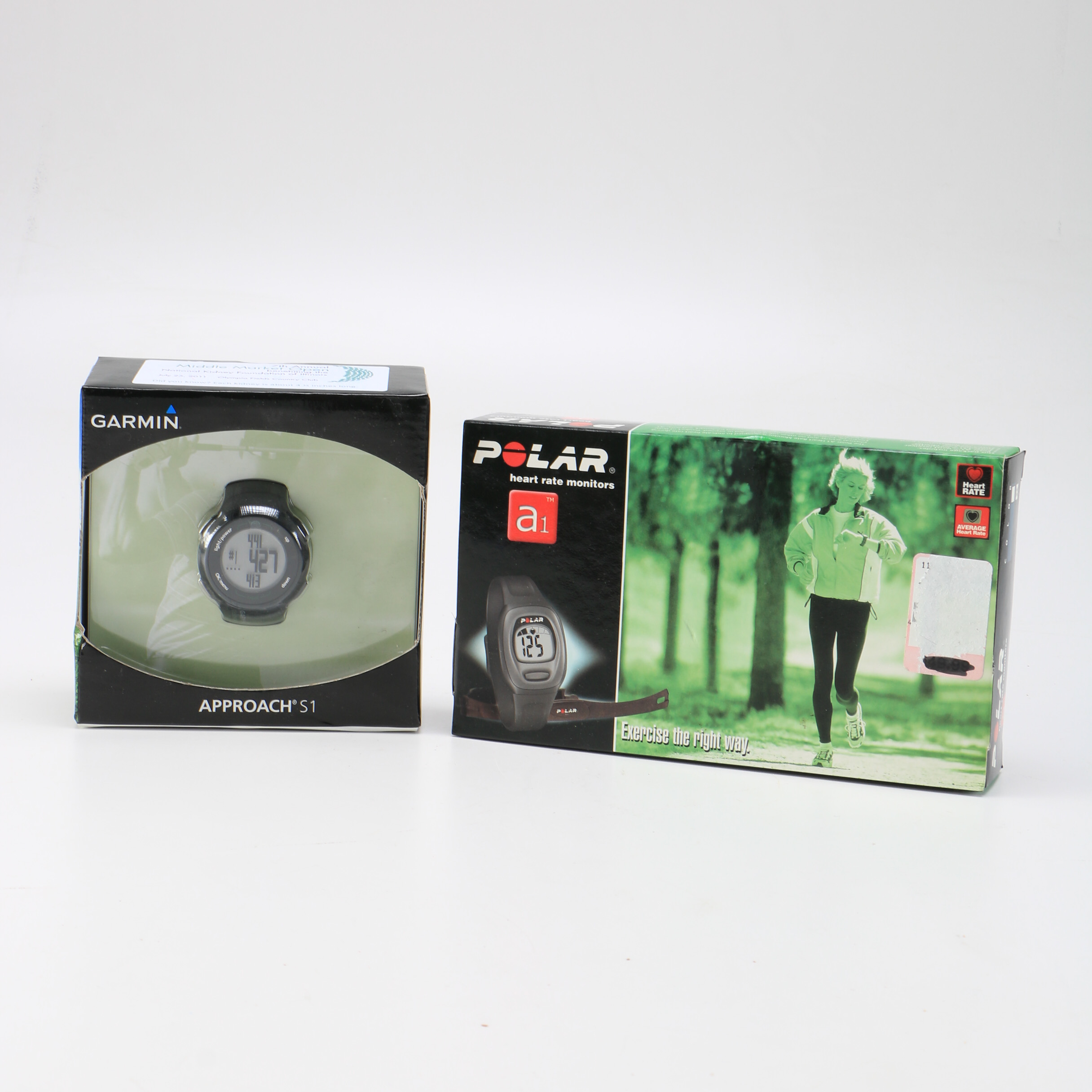 Garmin Golf GPS Watch and Polar Heart Monitor
