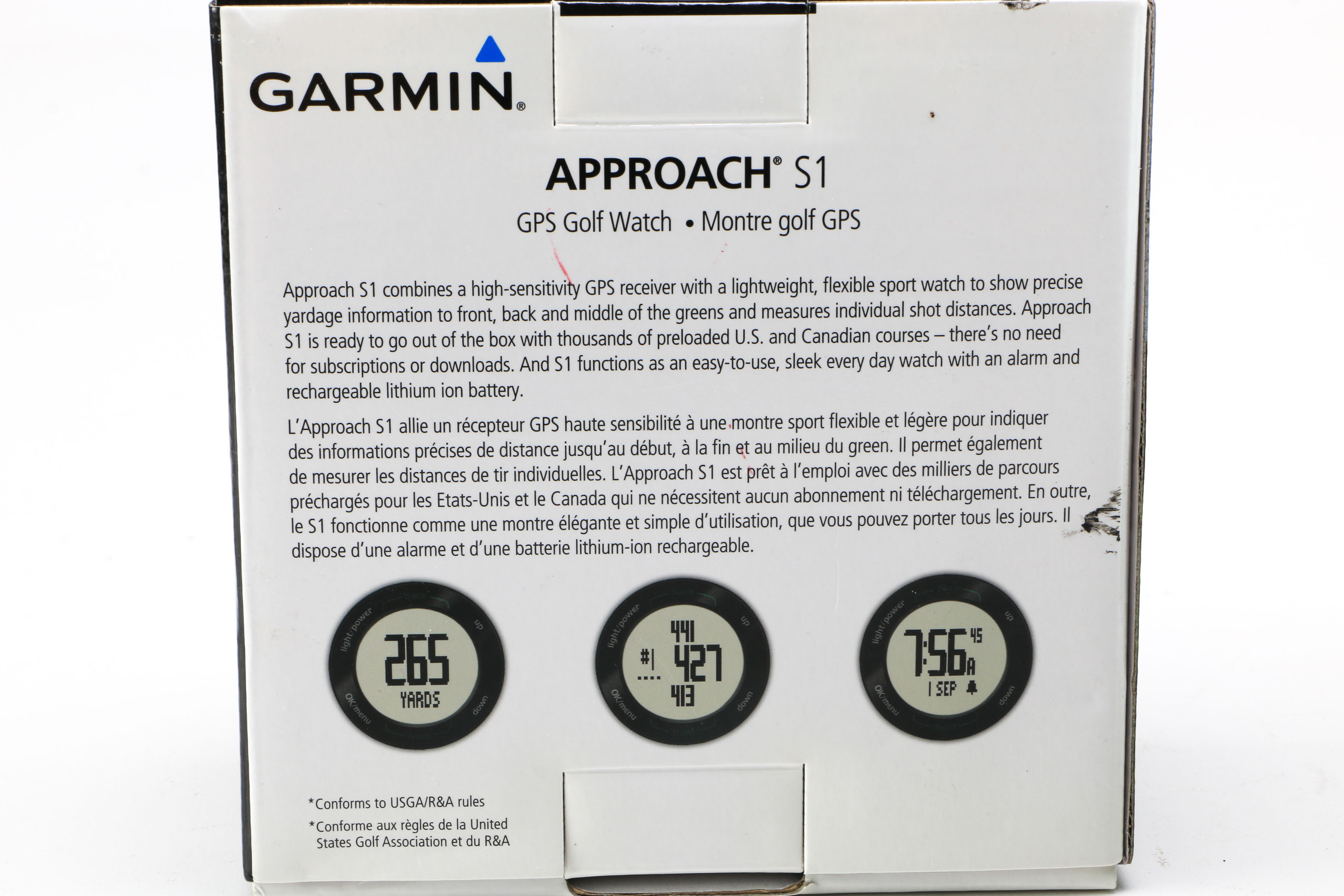 Garmin Golf GPS Watch and Polar Heart Monitor