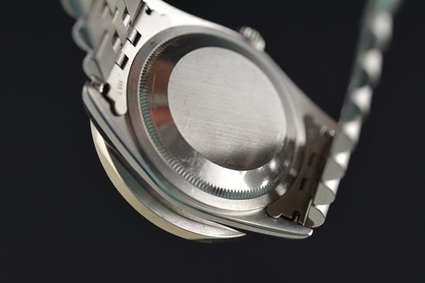 Rolex Datejust Stainless Steel 16264 Black Diamond Dial Bezel Jubilee Automatic Men's Watch