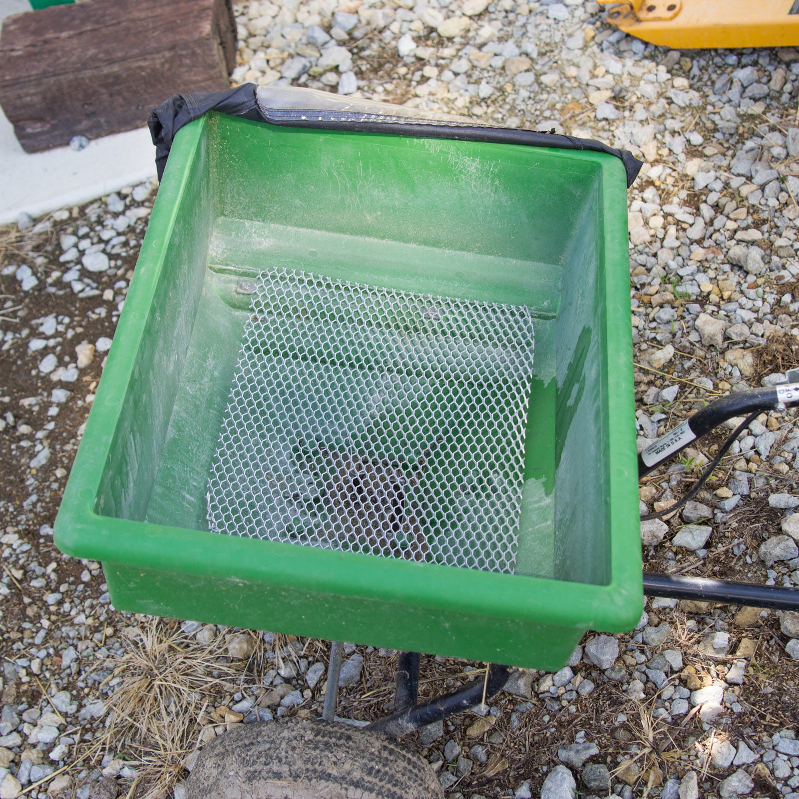 Cub Cadet Tractor Wagon and John Deer Pull-Behind Seed Spreader