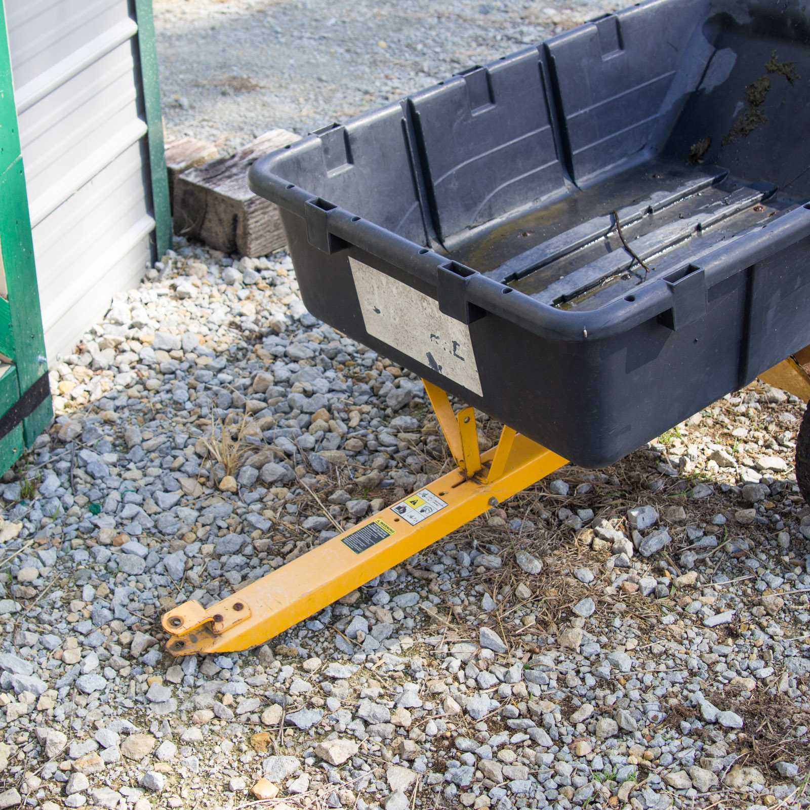 Cub Cadet Tractor Wagon and John Deer Pull-Behind Seed Spreader