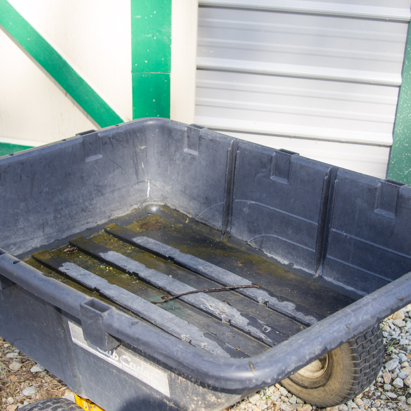 Cub Cadet Tractor Wagon and John Deer Pull-Behind Seed Spreader