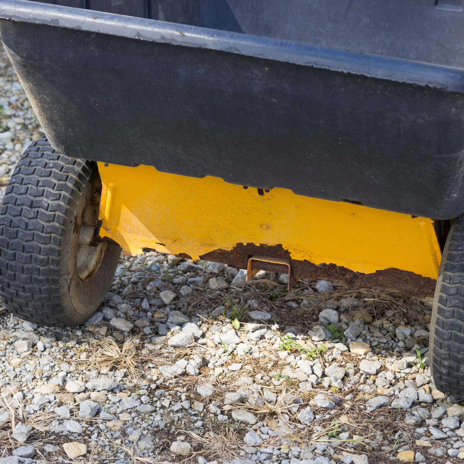 Cub Cadet Tractor Wagon and John Deer Pull-Behind Seed Spreader