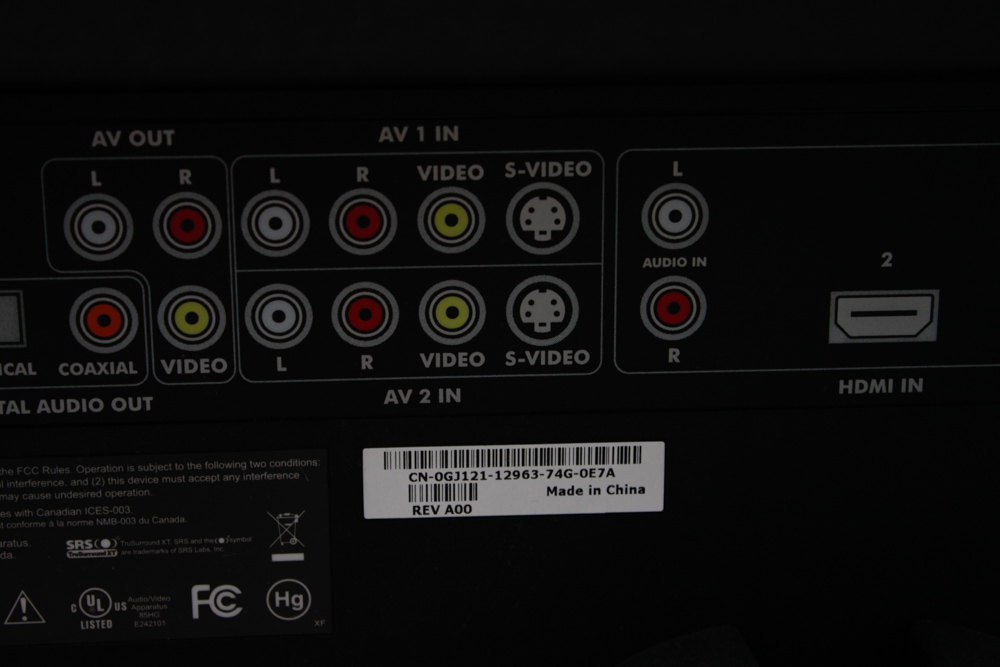 Dell 37" LCD Plasma Television With Home Theater Speakers