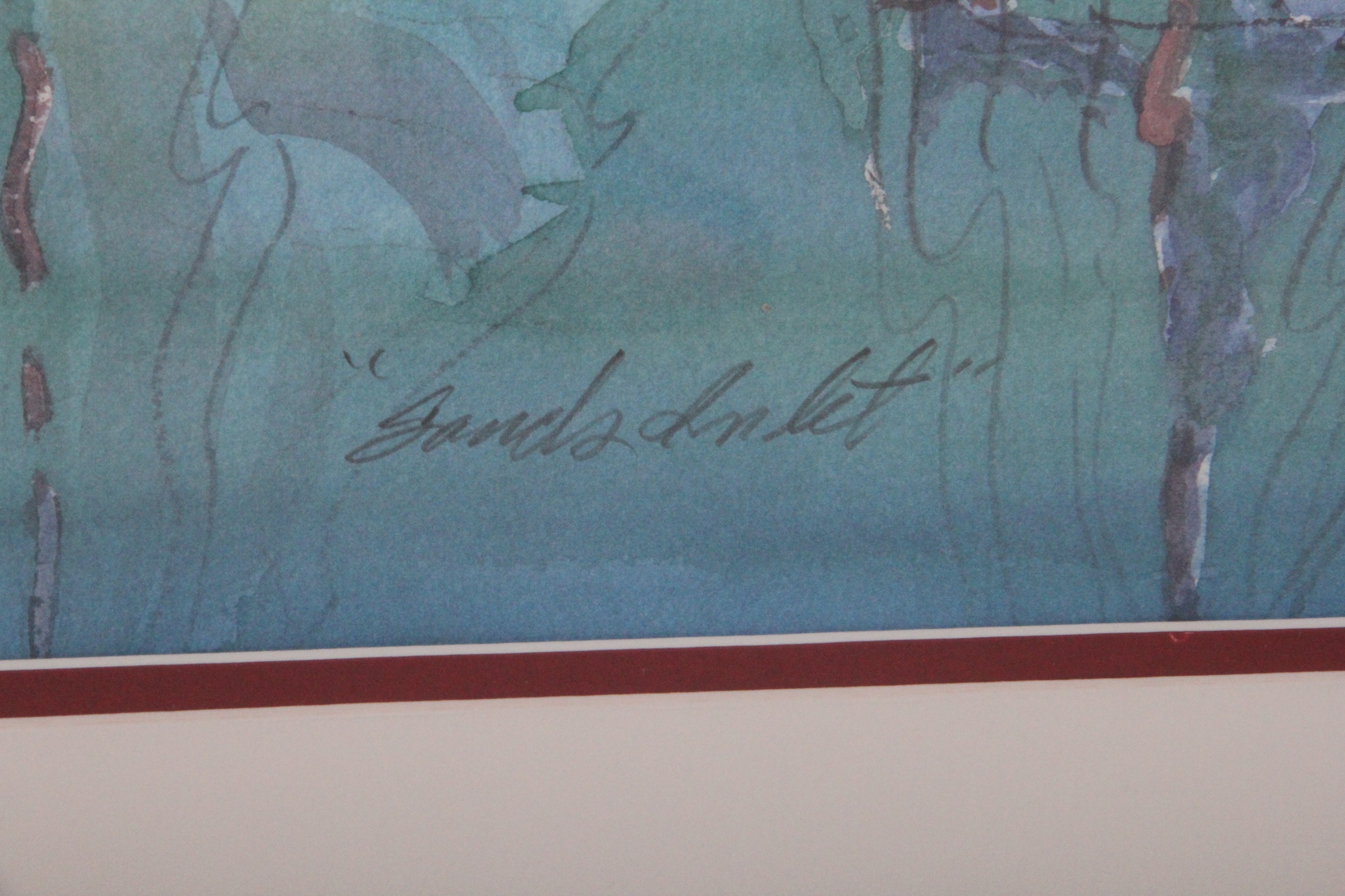 Richard B. Williams' "Sands Inlet" Artist Proof