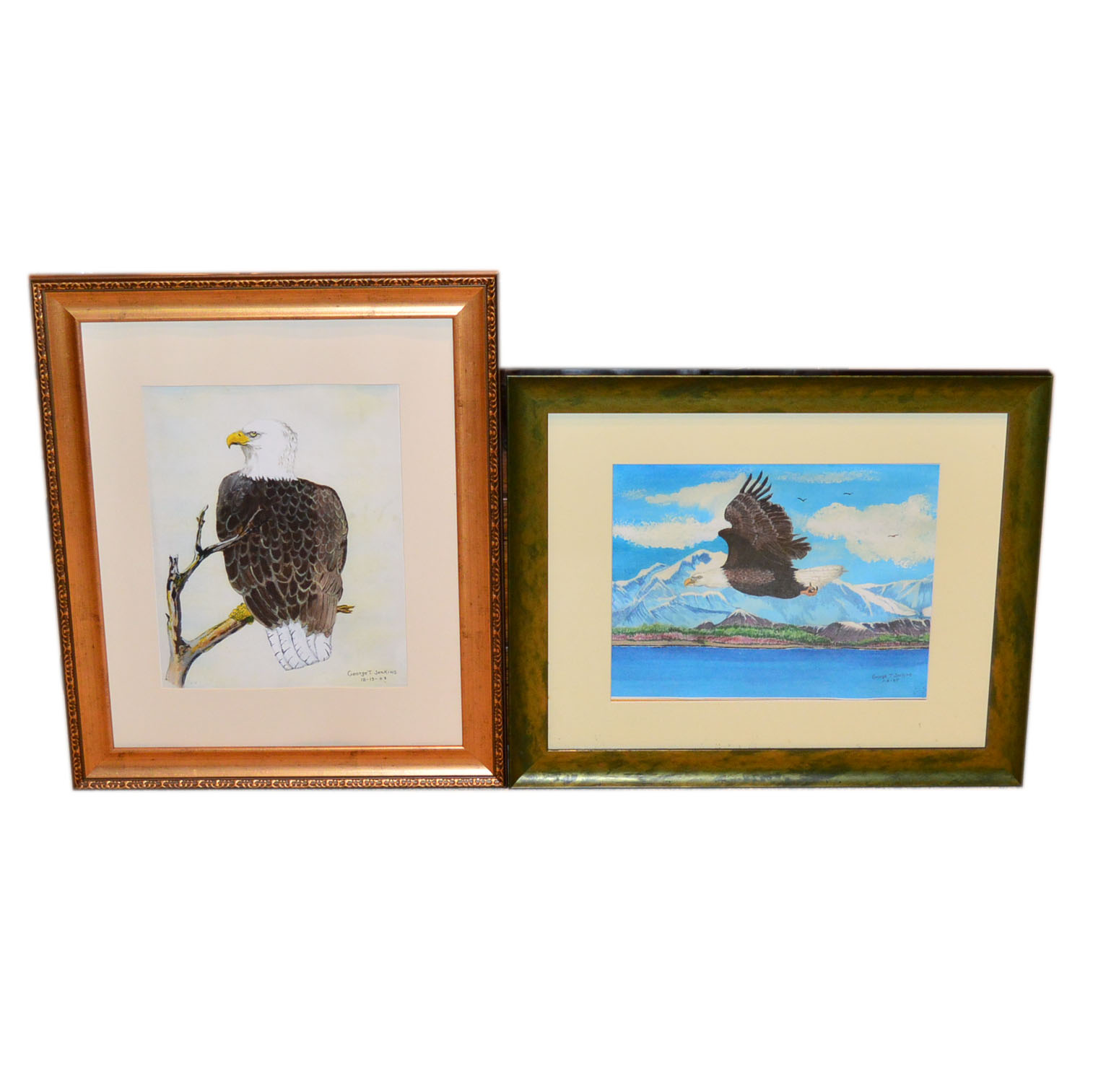 Pair of George T. Jenkins Watercolors