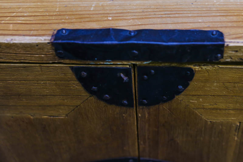 Japanese Rustic Pine Modular Tansu Chest