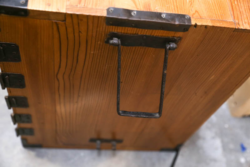 Japanese Rustic Pine Modular Tansu Chest